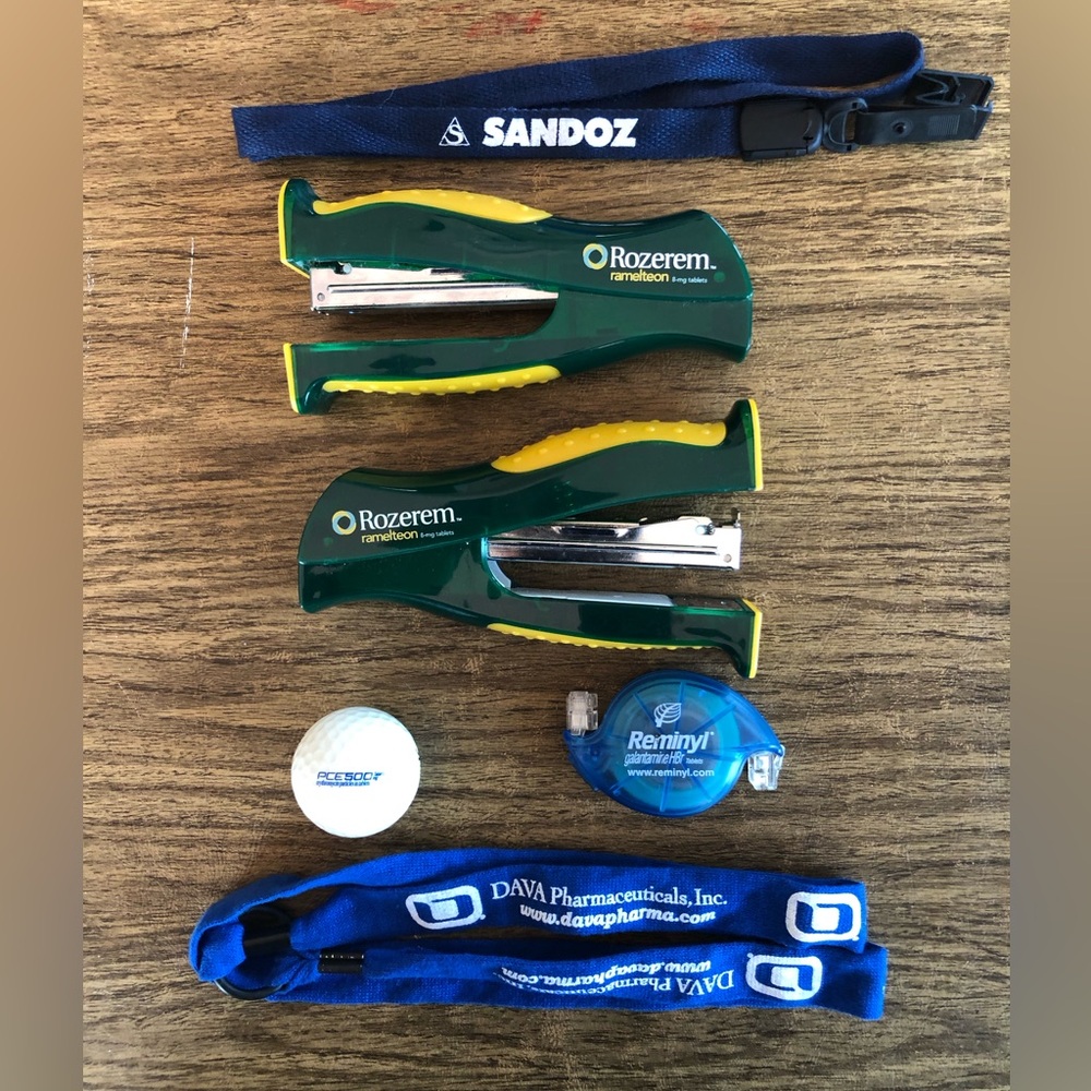 Pharmaceutical Drug Rep / Pharmaceutical Company Logo Giveaways